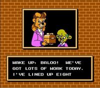 une photo d'Ã©cran de Talespin sur Nintendo Nes